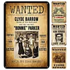 4pcs - Wanted - Vintage Metal Signs(8*12Inch) 