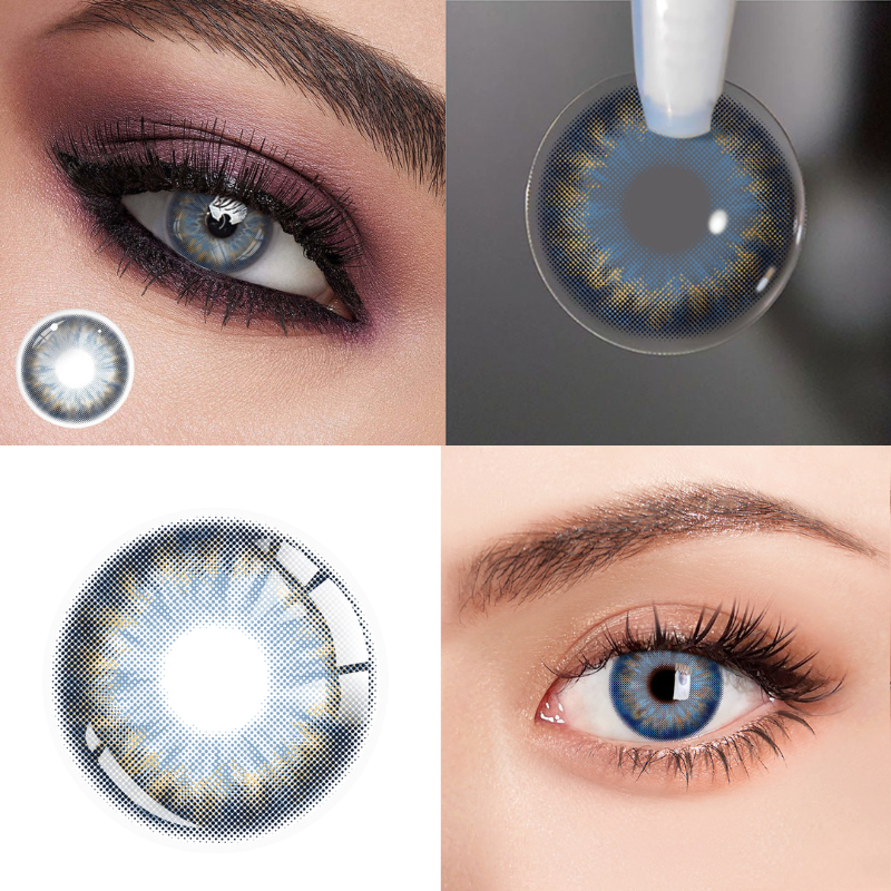 Euphoria Blue Colored Contact Lenses, Blue Color Contacts Non ...