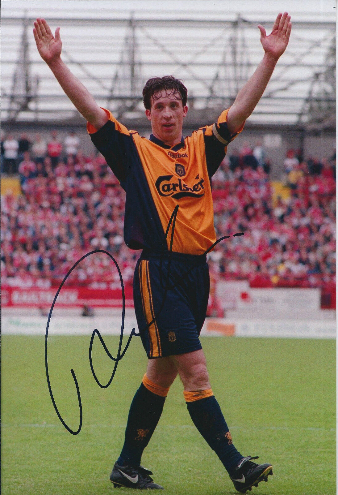 Robbie FOWLER Signed Autograph FA Cup Winner Photo Poster painting AFTAL COA Liverpool Anfield