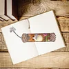 4Pcs Cats Special Shape Diamond Painting Bookmark for Reading Day Gifts