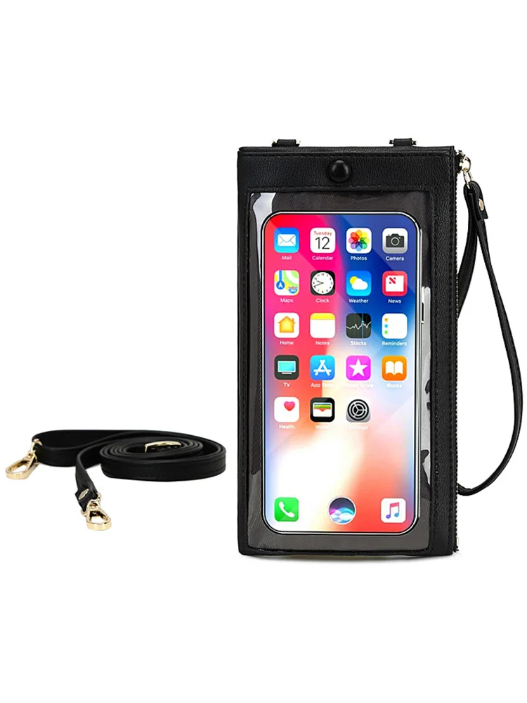 Touchscreen Unaffected Utility Handbag Crossbody Bag