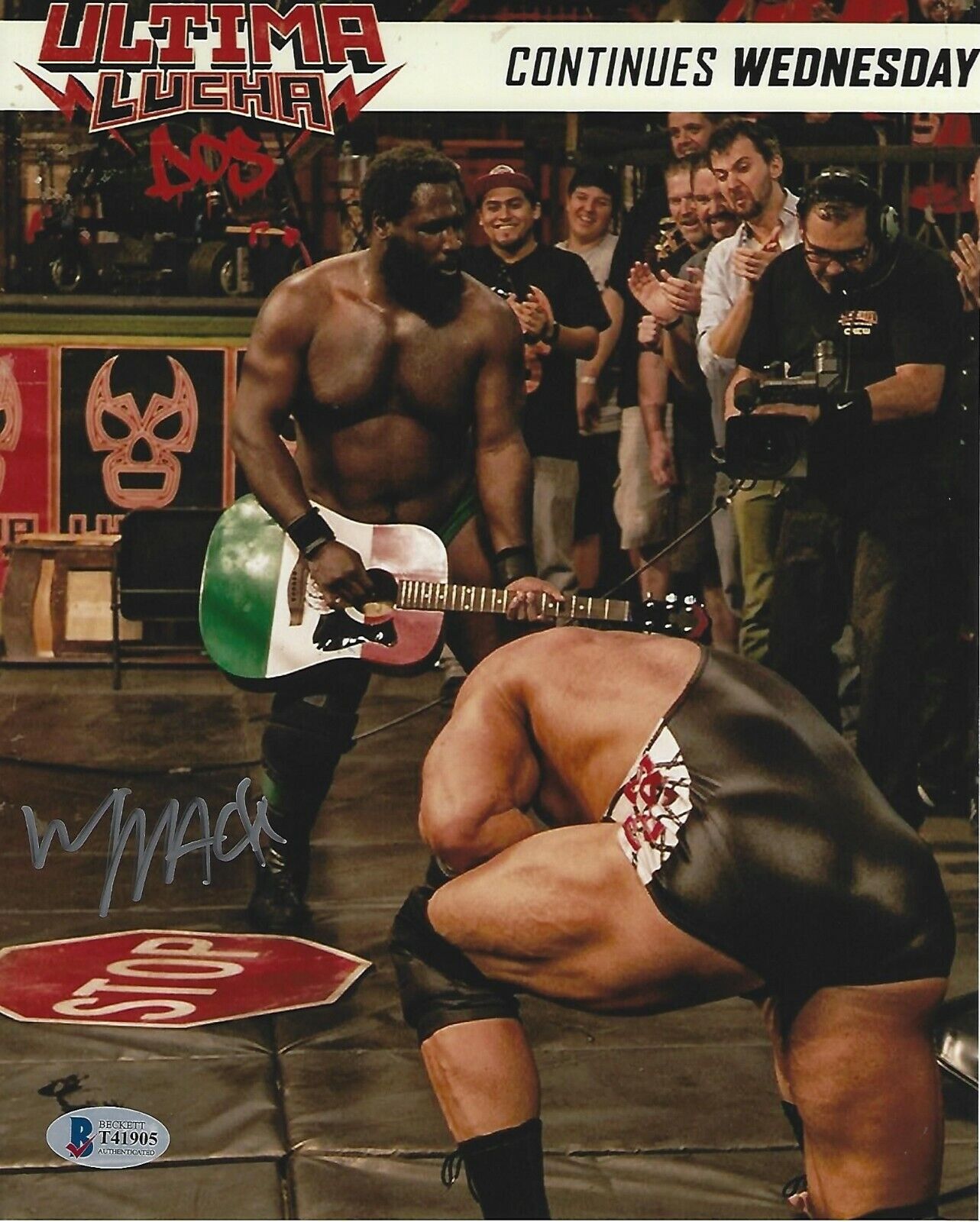 Willie Mack Signed 8x10 Photo Poster painting BAS Beckett COA Impact Lucha Underground Picture 3