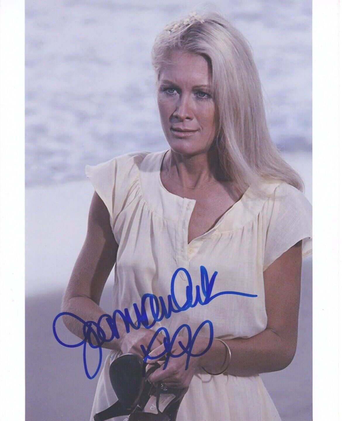 Signed Original Color Photo Poster painting of Joan VanArk of Knott's Landing