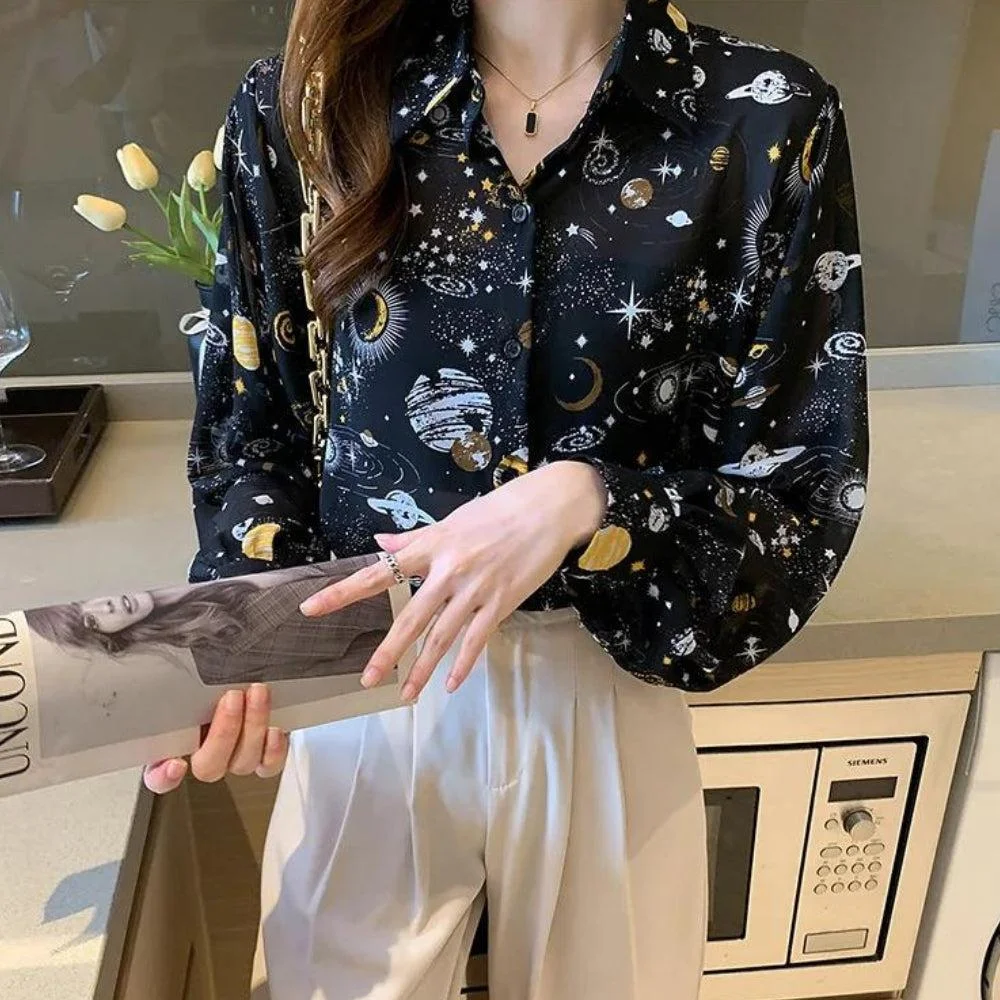 Brownm Chiffon Shirt