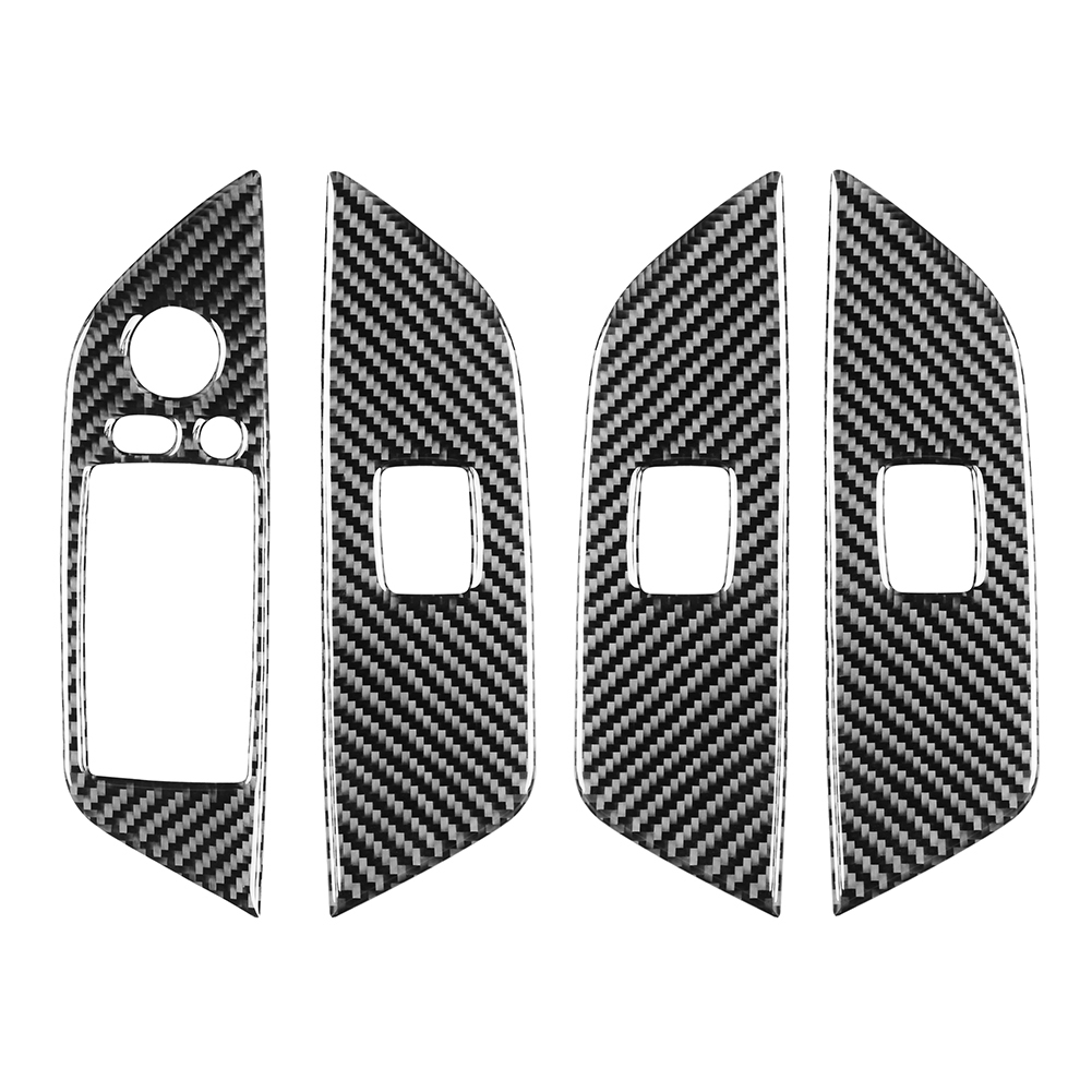 

Carbon Fiber Window Lift Switch Button Trim Cover for BMW E84 X1 11-15 RHD, 501 Original