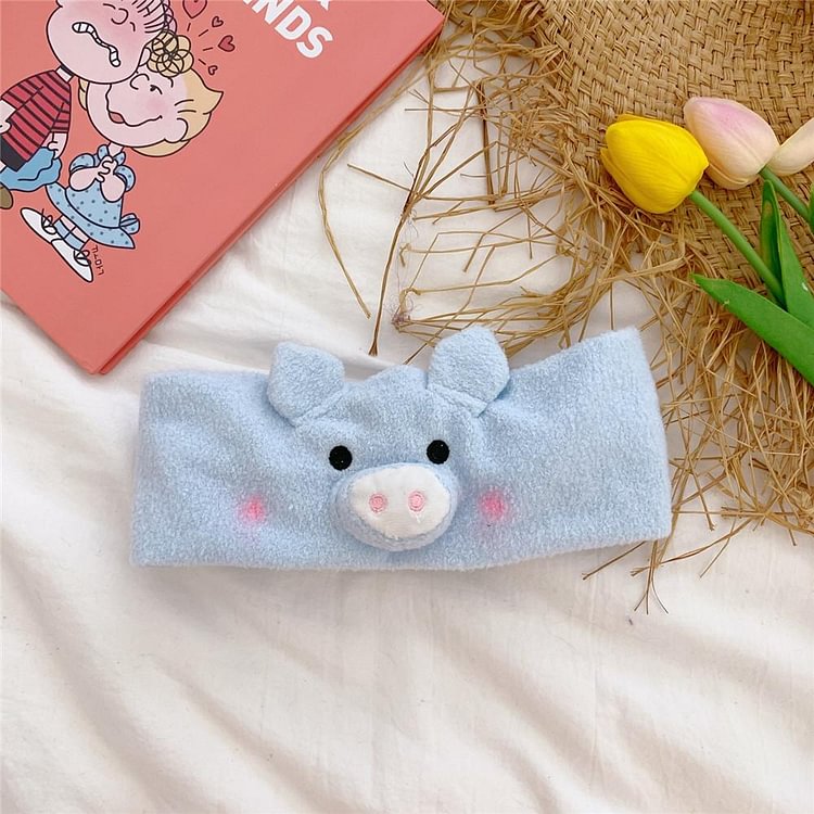 Cute Piggy Embroidery Headband