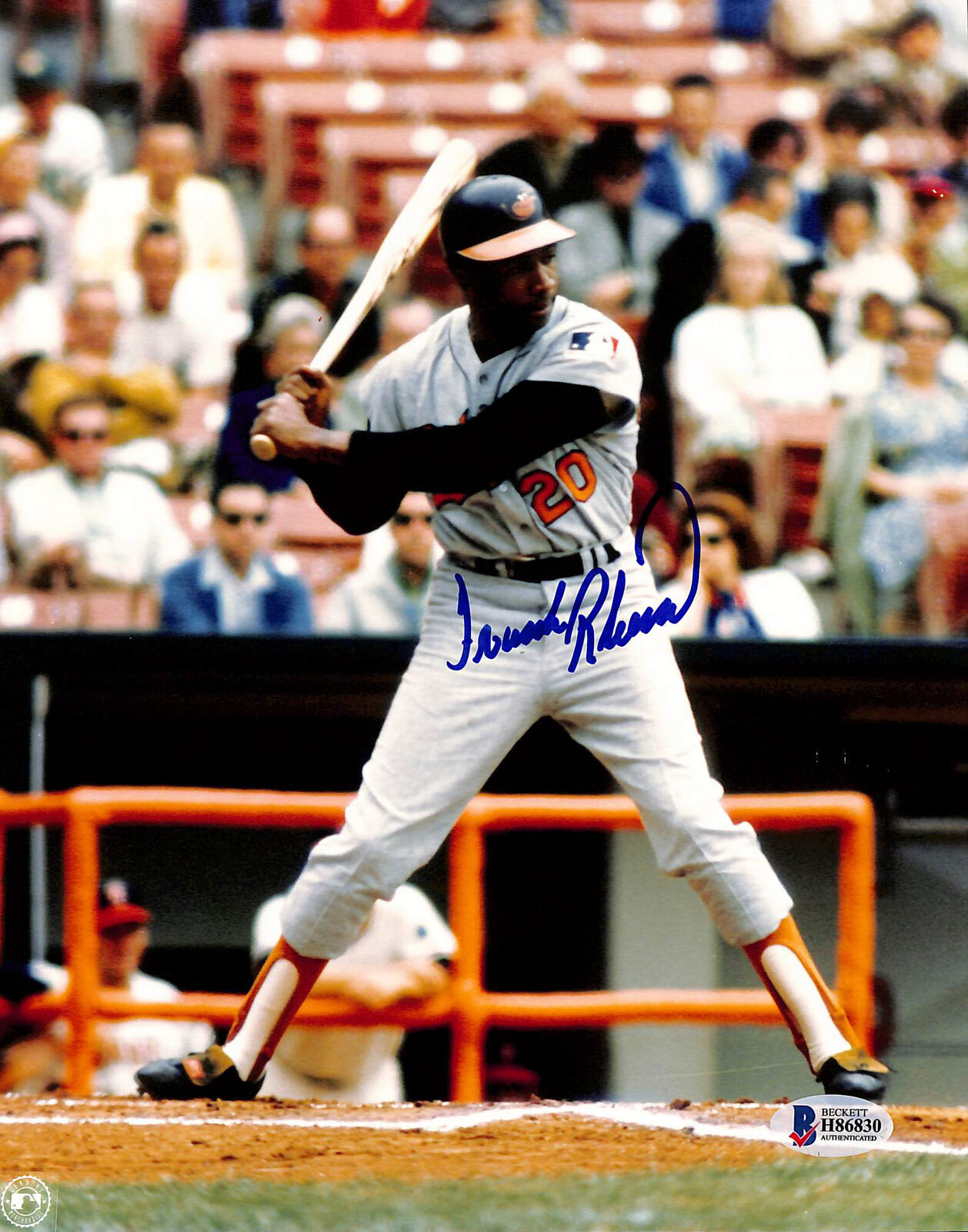 Orioles Frank Robinson Authentic Signed 8x10 Photo Poster painting Autographed BAS 1