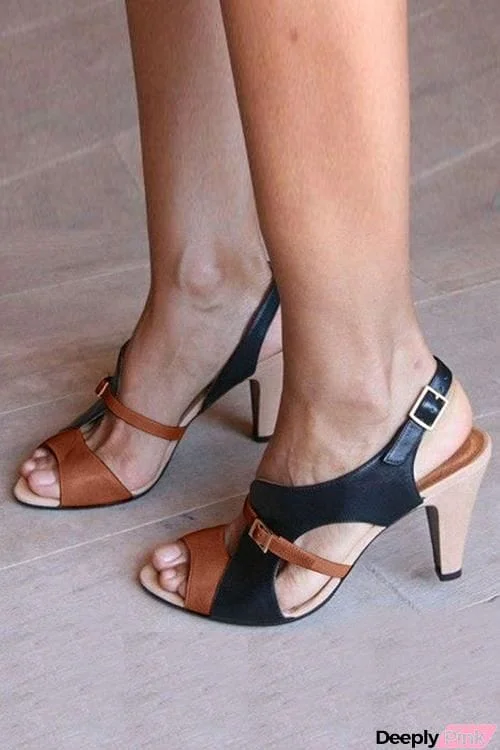 High Heel Open Toe Elegant Sandals