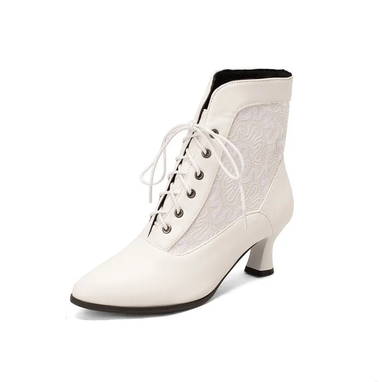 Tanguoant Tanguoant Heel Strap Martin Boots Plus Size Ankle Boots 7722