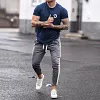 Men's Letter Printing Basic T-shirt by Inlyline