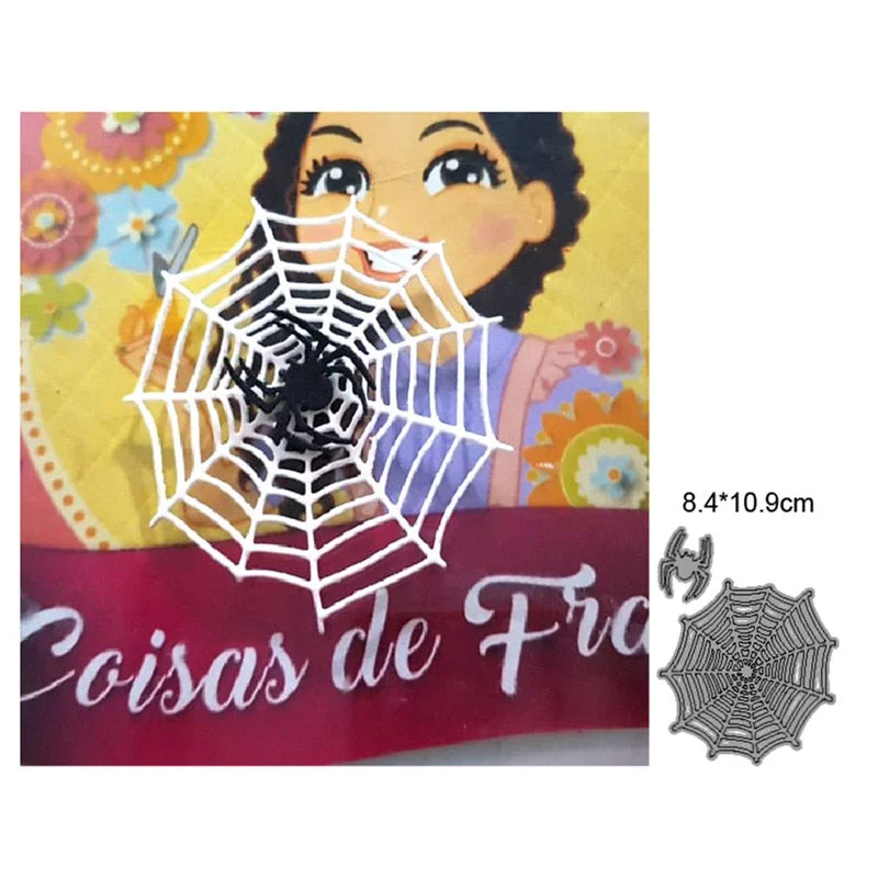 2021 New Cutting Metal Dies For Halloween Witch Cat Do It Yourself Stamps Card Gift Decoration Paper Craft Supplies