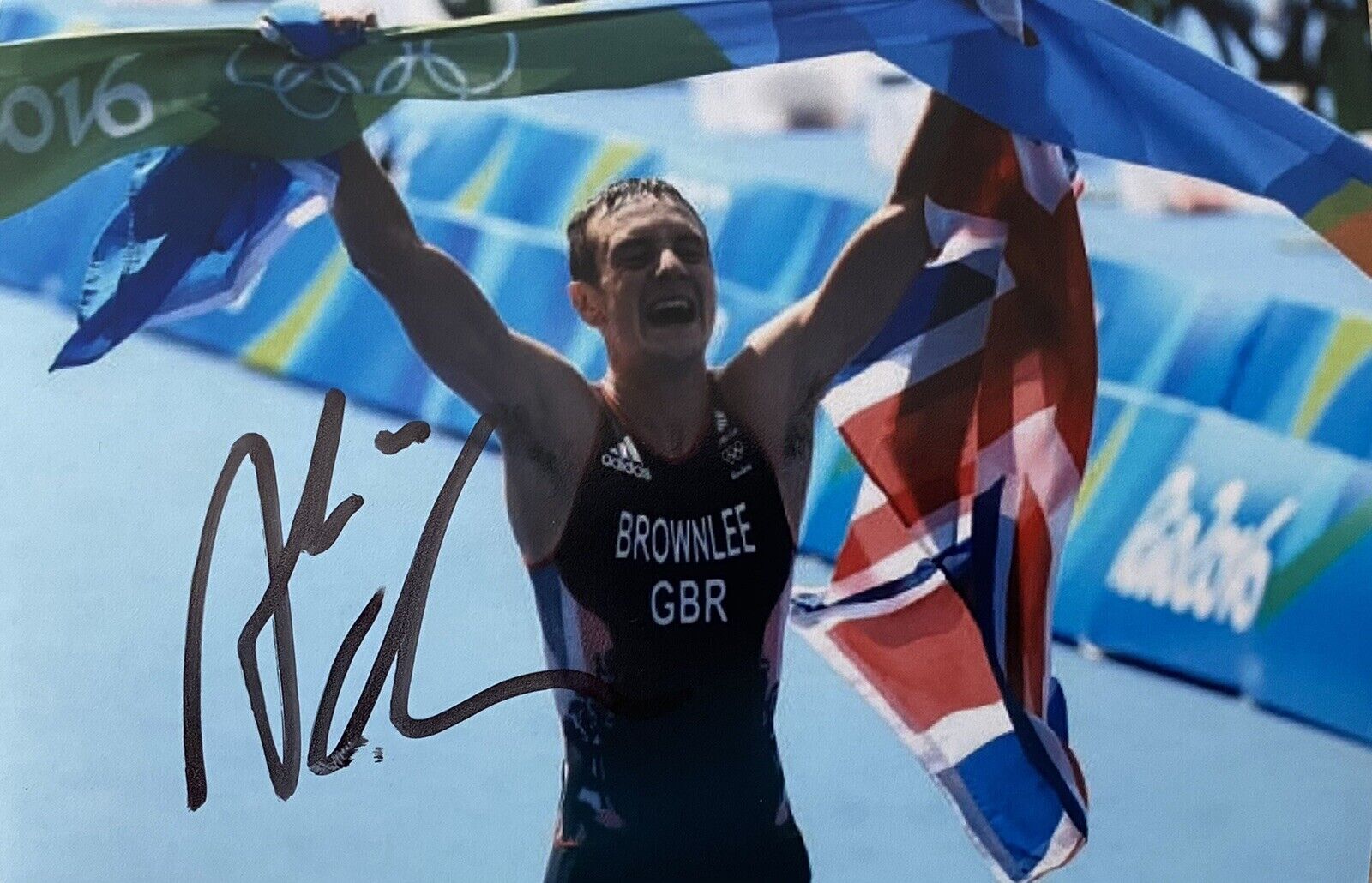 Alistair Brownlee Genuine Hand Signed 6X4 Photo Poster painting - Team GB - Olympics