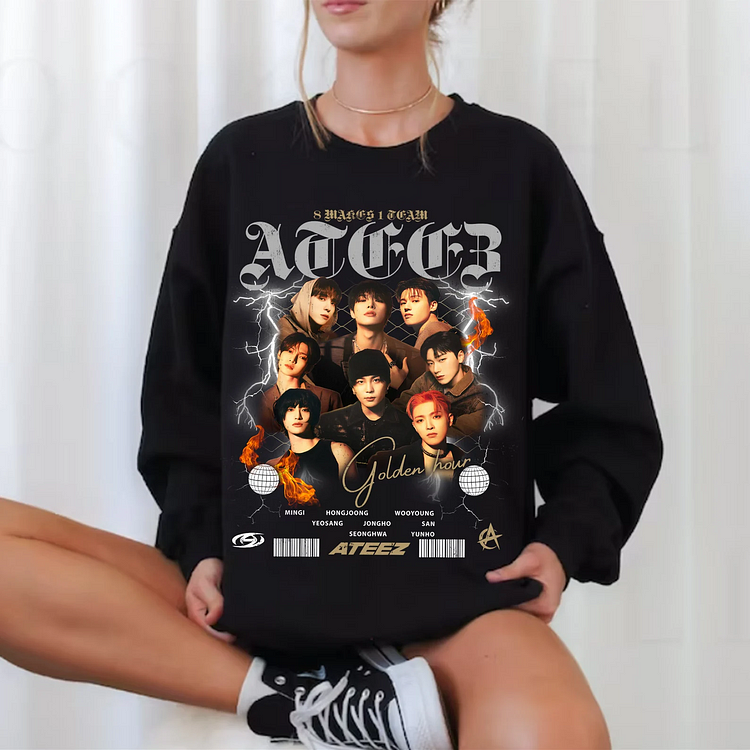 Ateez Golden Hour Album Sweatshirt officialateezshop