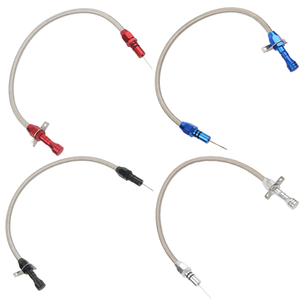 Fluid Oil Level Braided Hose Transmission Fluid Measuring Tool for