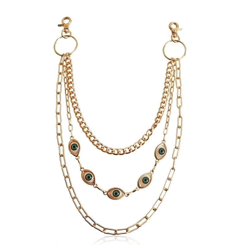 Minimalist Solid Color Metal Women’s Chain Belts