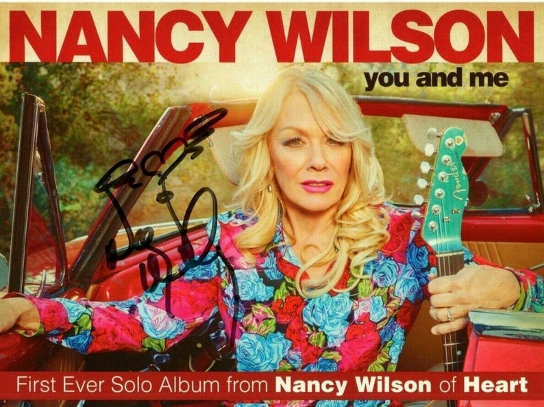 Nancy wilson of heart signed autographed mini Photo Poster painting promo poster + brand new cd