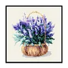 Flower-11CT Stamped Cross Stitch Kit(37*37cm)