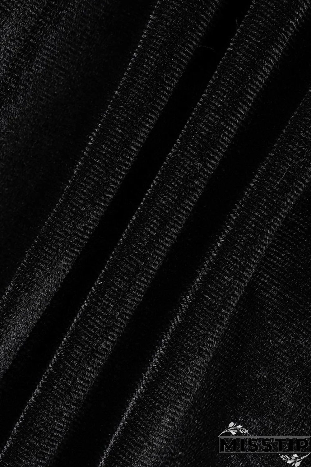 Black Street Solid Fold Hooded Collar Long Sleeve Two Pieces