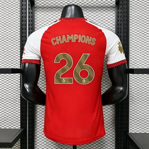 Player Edition - Arsenal 26/27 Home Football Jersey【Premier League Champions Patch + Champions Numbering】1:1 Thai Quality
