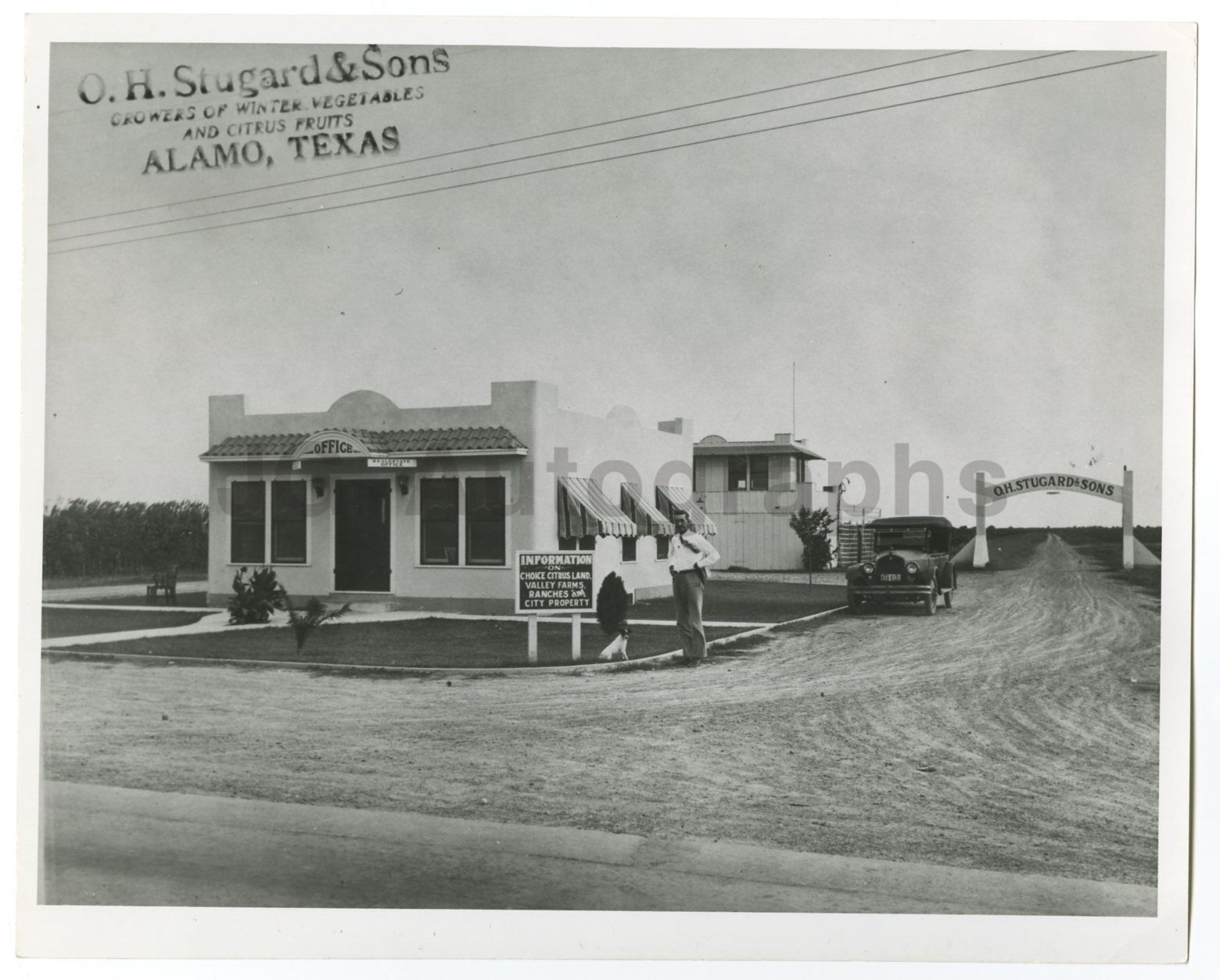 Texas History - Vintage 8x10 Publication Photo Poster paintinggraph - San Antonio - 1926