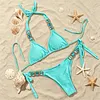 Crystal & Diamond Strappy Bikini Swimsuit Set by Inlyline