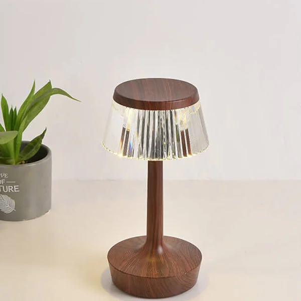 Creative Crystal Mushroom LED Night Light Table Lamp socialshop