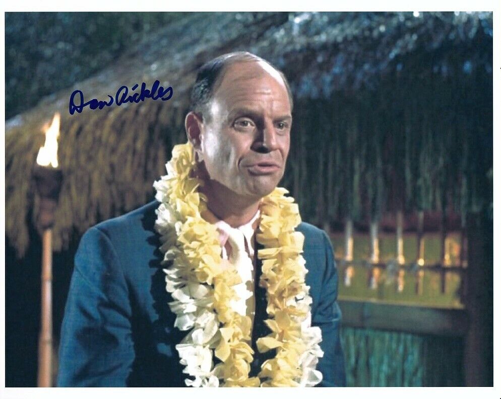 DON RICKLES signed GILLIGAN'S ISLAND color 8x10 w/ WEARING A FLOWER LEI