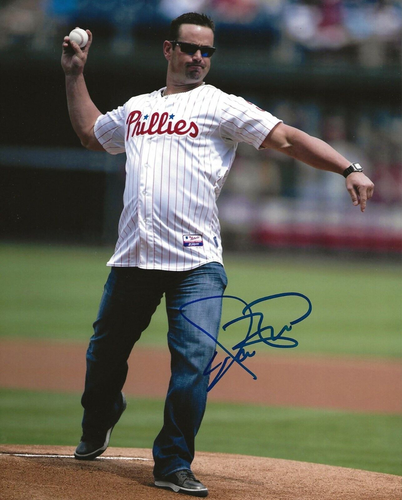 Aaron Rowand signed Philadelphia Phillies 8x10 Photo Poster painting autographed 2