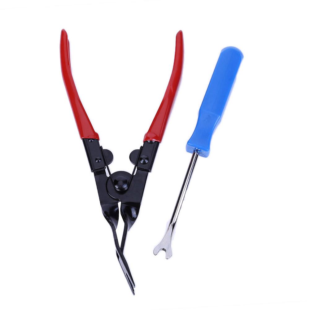 

2pcs Car Buckle Screwdriver Clip Plier Set Fasten Modified Repair Tool Kit, 501 Original