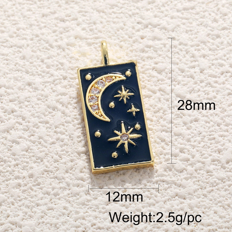 1 Piece Copper Geometric Heart Shape Pendant