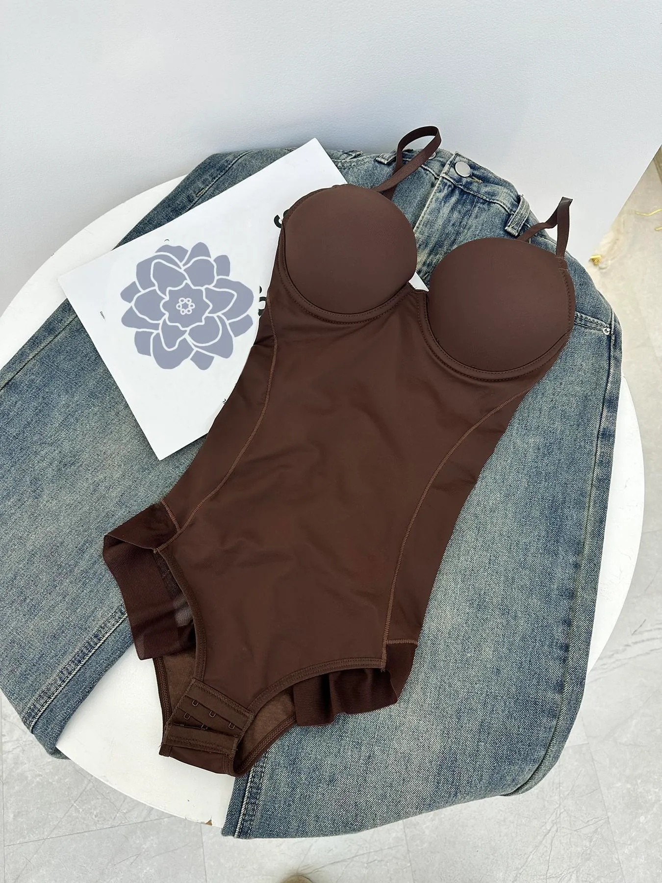 Women's Bodysuit with Bra and Adjustable Straps, Slimming Shaping Artistry, Sizes XS to Xxl for All Seasons