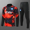 2024/2025 Napoli Half-Pull Training Suit Red Football Shirt 1:1 Thai Quality Set