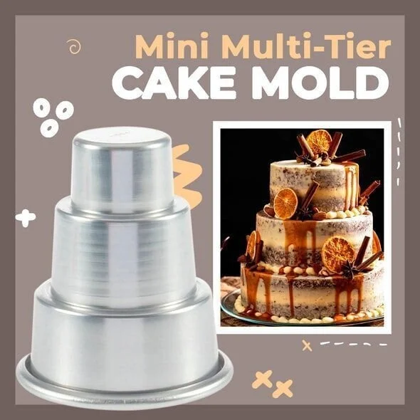 🔥Mother's Day Promotion 48% OFF🔥 - Mini Multi-Tier Cake Mold(BUY 4 SAVE 30% & Free Shipping)