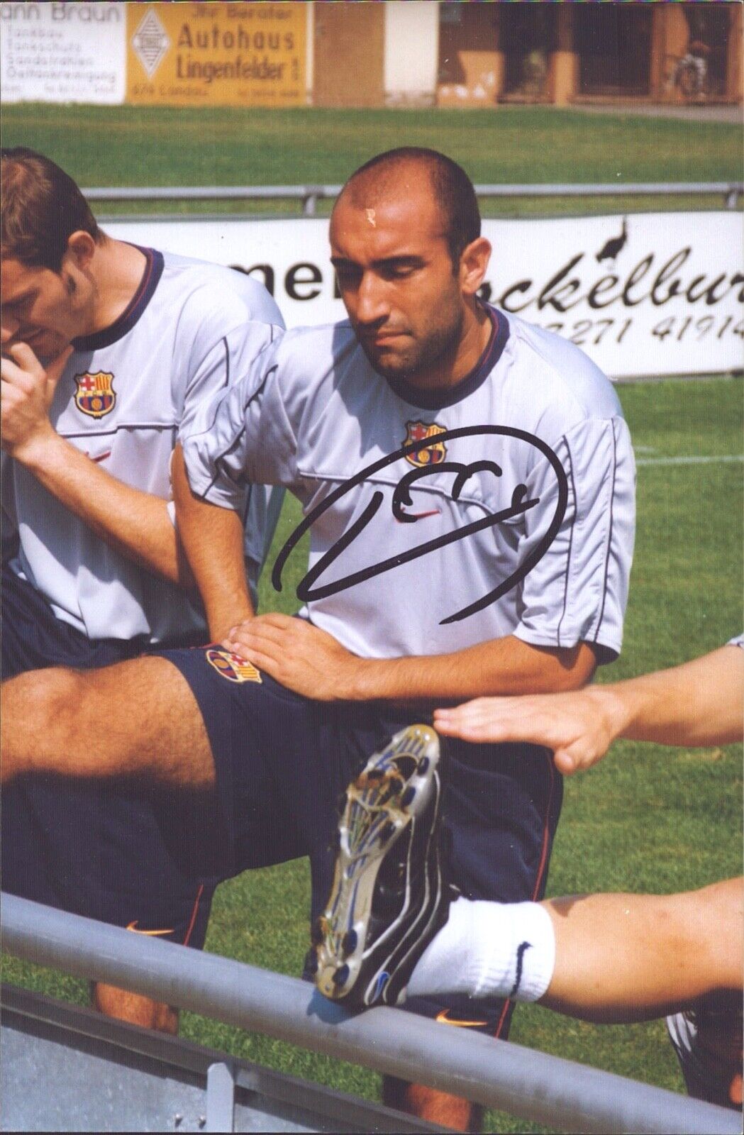 Abelardo Fernandez Spain Barcelona Football Photo Poster painting 10 X 15 CM Signed (TV-1814