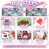 Blue Butterfly Pearl Fairy Special Shaped 5D DIY Partial Drill Diamond Painting Kits for Adults Beginners Home Decor Diamonds Dots Gem Art Kits Diamond Dots Paintings 11.81 X11.81inch
