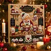 (20x20cm)Xmas Kitchen DIY Pearl Painting Art With Inner Wooden Framed Kit