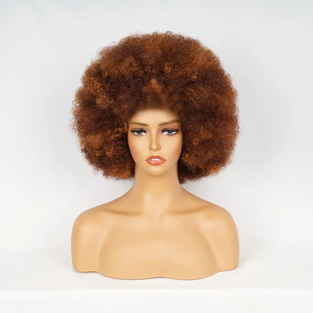 Jewtribute Hair®|Curly Wig With Bangs Short  Wigs for Black Women 