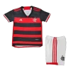 CR Flamengo Home Kids Soccer Jerseys Kit 2024/25