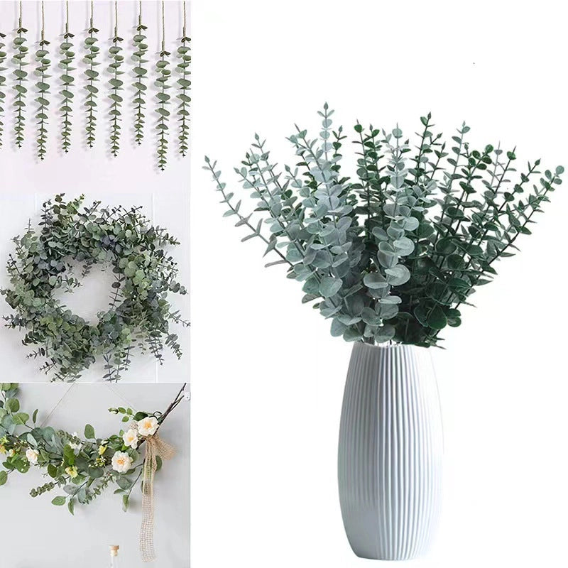 Pastoral Leaves Plastic Imitation Plants Artificial Flowers
