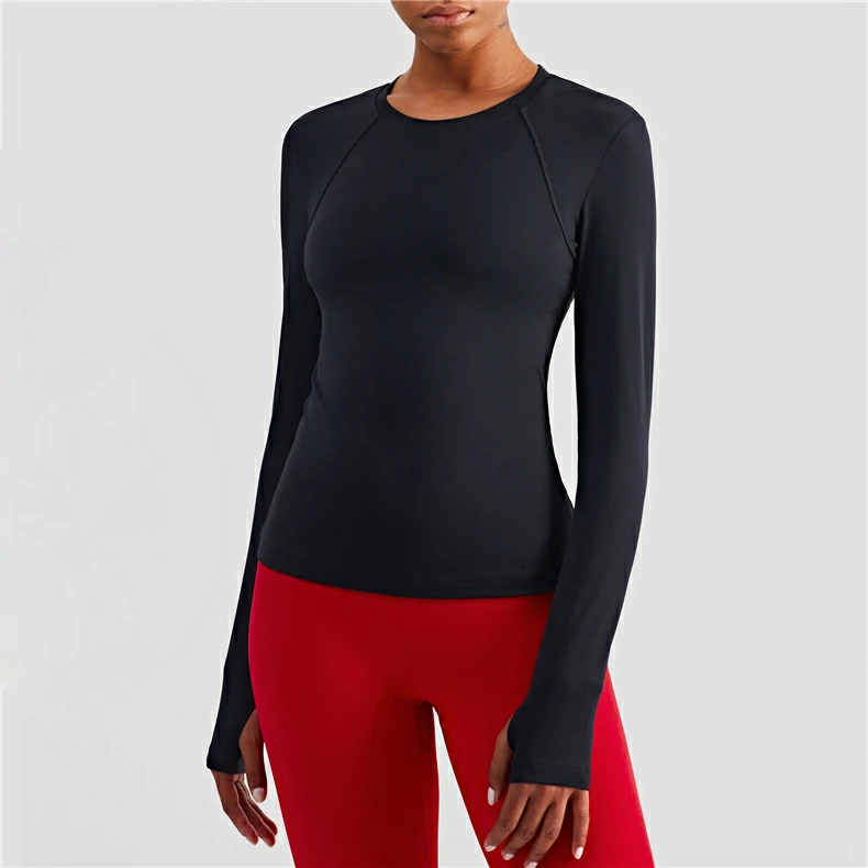 Comfortable long sleeve exercise top
