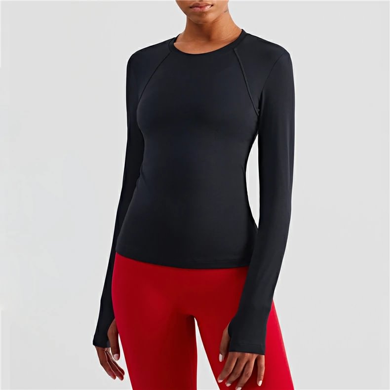 Comfortable long sleeve exercise top