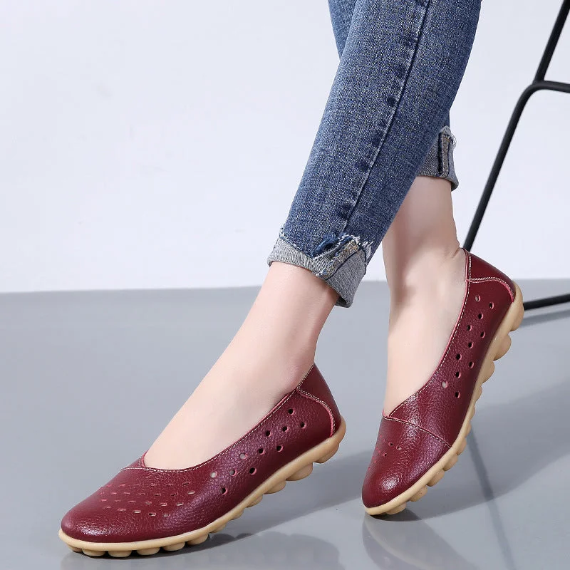 bigfuclothes Pregnant Casual Flat Sole Single Women Shoes