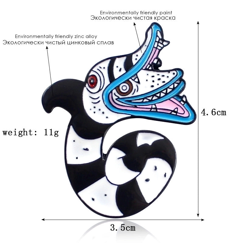 Minimalist Pin Animal Alloy Stoving Varnish Unisex Brooches