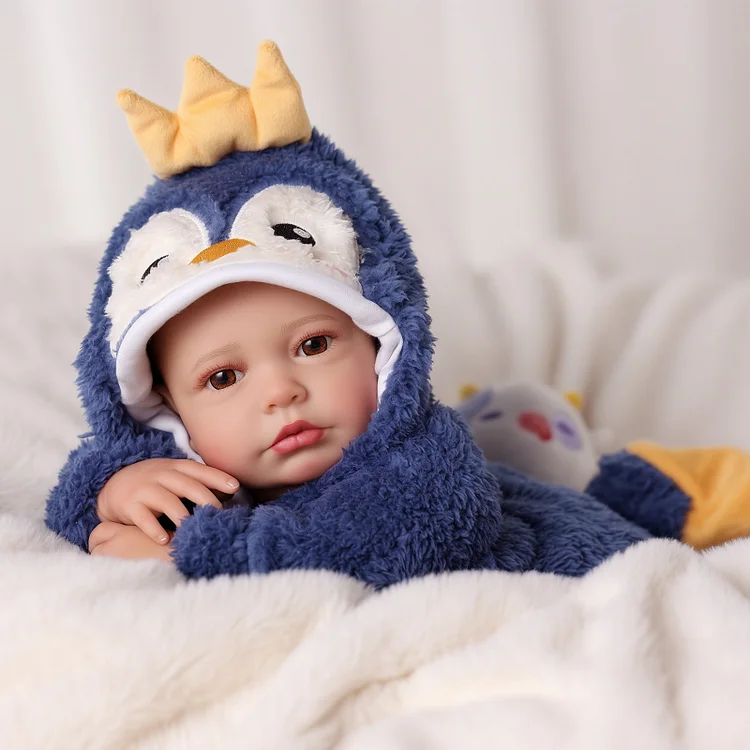 Babeside Quiet Reborn Baby Carina 20" Little Infant Boy Best Gift for Kids