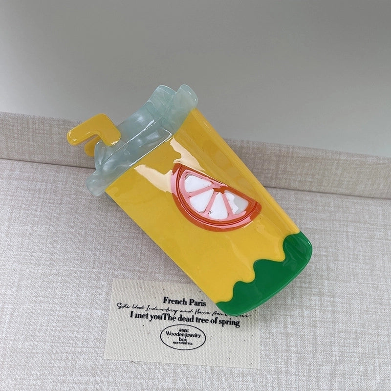 Women’s Casual Sweet Fruit Fish Acetic Acid Sheets Handmade Hair Claws