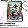Weihnachtspinguin - 5d DIY Basteln Notizbuch