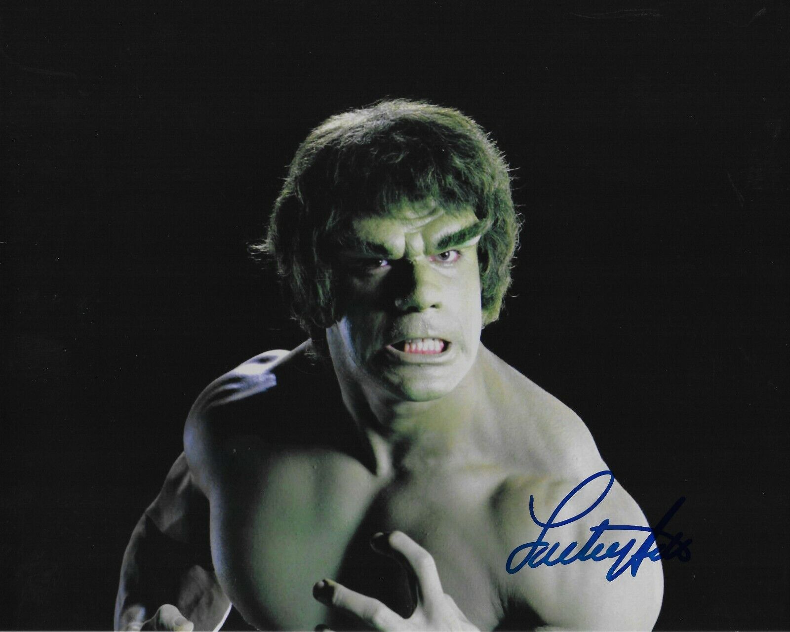 Lou Ferrigno Original In Person Autographed 8X10 Photo Poster painting - The Hulk #10