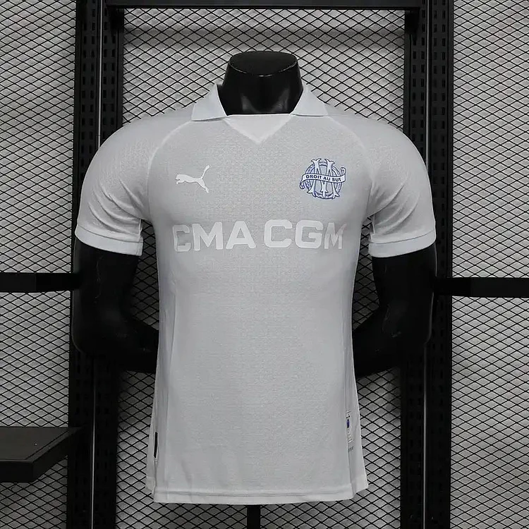24-25 Player Edition Marseille 125th Anniversary Edition White Football Jersey