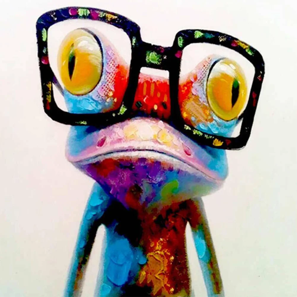 Glasses Frog
 - Paint By Numbers(50*40CM)