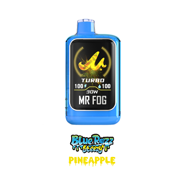MR FOG NOVA BLUE RAZZ STEEZY PINEAPPLE